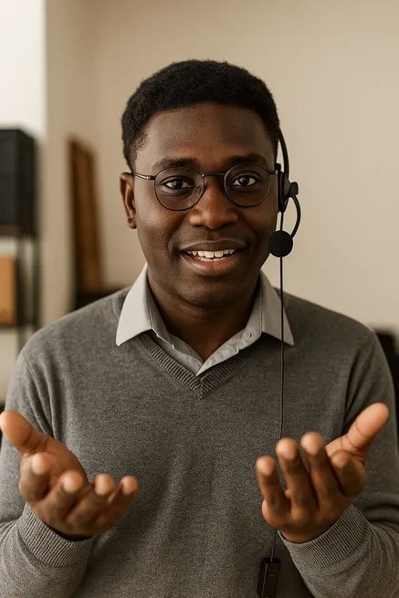 Appel vidéo avec un client Kaazoroon