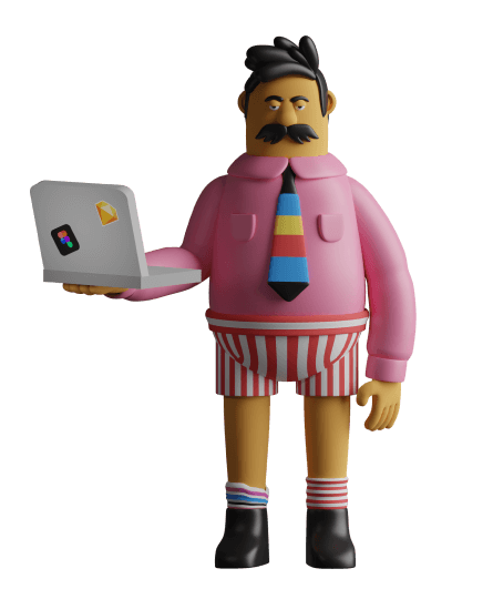 Personne travaillant sur un ordinateur portable